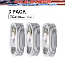 3-PACK USB Data Fast Charger Cable Cord For Apple iPhone 6 7 8 Xs 11 12 13 MAX