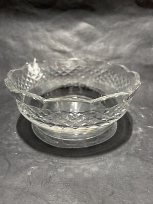 Vintage CRYSTAL CHANDELIER GLASS CUPS 6 Inch DISH BOWL COVER (2 3/4 DEEP)  | eBay