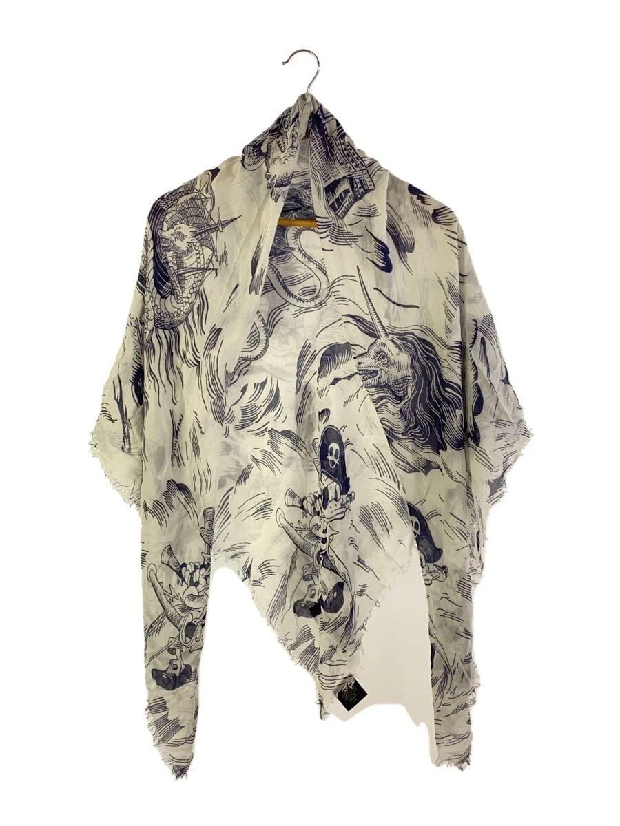 Echarpe femme Donald Duck GUCCI blanche tous motifs occasion
