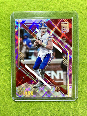 Kyle Trask PURPLE PRIZM ROOKIE CARD #/99 SP RC 2021 KYLE TRASK Elite RC BUCS  UF