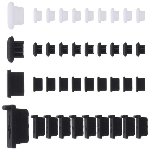 40 Pcs Mobile Staubstecker Silikon-Schutzkappe USB- -Staubschutz - 第 2/12 張圖片