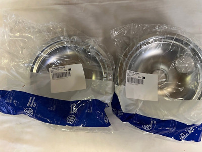2-Pack GE WB31K10266 | Range 8'' Chrome Burner Bowl Genuine
