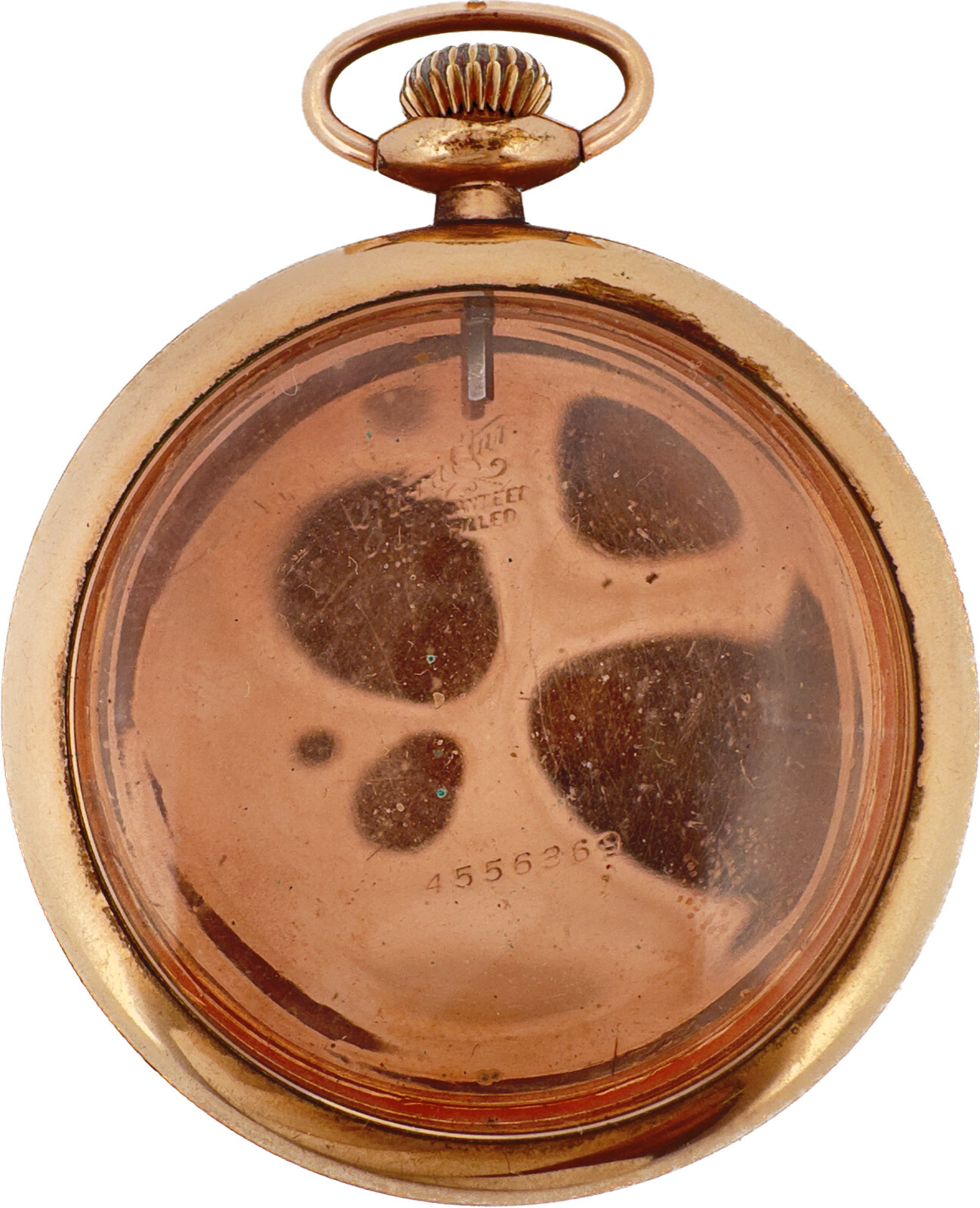 Antique Gibraltar Pocket Watch Case for 12 Size Gold Filled w Fancy