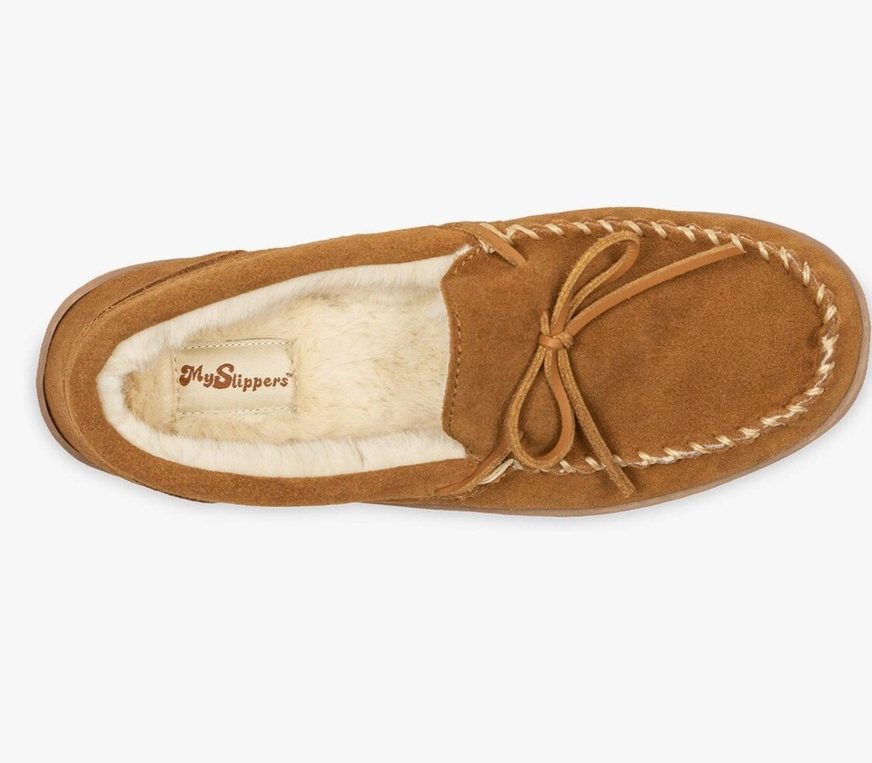 MySlipper Men's Moccasin Slippers ByMyPillow Size 13 eBay