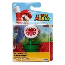 WORLD OF NINTENDO SUPER MARIO PIRANHA PLANT with COIN 4" FIGURE