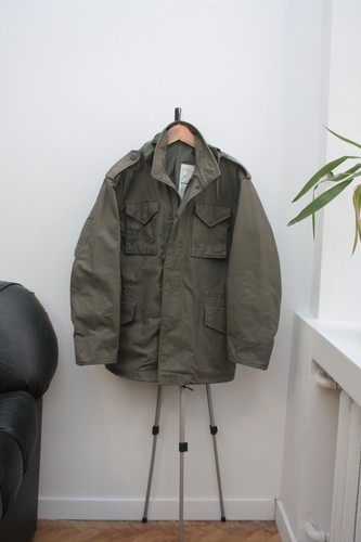 Alpha Industries M65 Army Green Multipocket Jacket Vintage - Picture 2 of 8