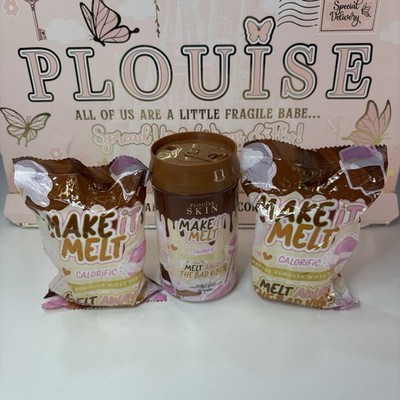 P.Louise Make-up Entferner Tücher Make It Melt ''Calorific'' Duft Dose/Nachfüllung - Neu