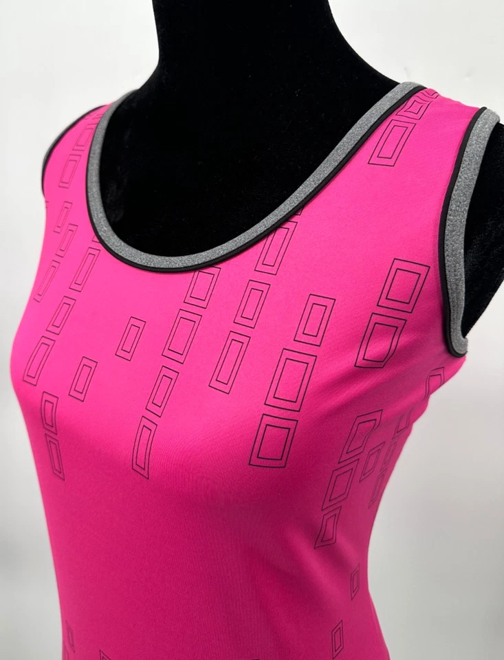 Camiseta sin mangas pulóver Bollé ropa deportiva para mujer talla XL rosa tejido geométrico Foto 3 de 4