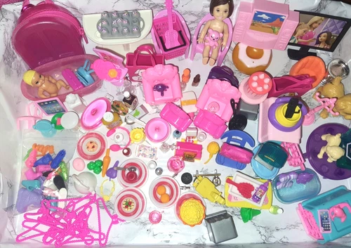 Huge Barbie VTG to Modern Clothing Shoes And Accessories Lot 190 Total Pieces