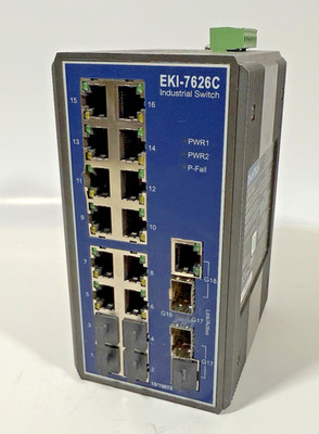 ADVANTECH EKI-7626C 16-port 10/100Base-TX & 2-port 10/100/1000Base-TX/SFP
