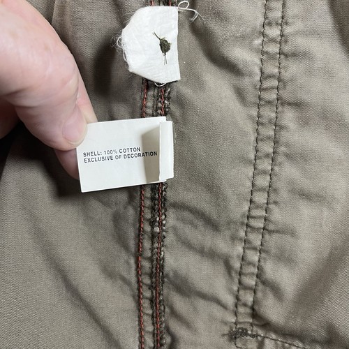 Chaqueta táctica Gap vintage para hombre grande de lona verde utilitaria abrigo militar campo - Imagen 12 de 13