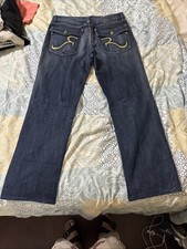 ROCK & REPUBLIC JEANS “RALPH” M SIZE 36 FLY BUTTON, VINTAGE, Made in USA, Denim