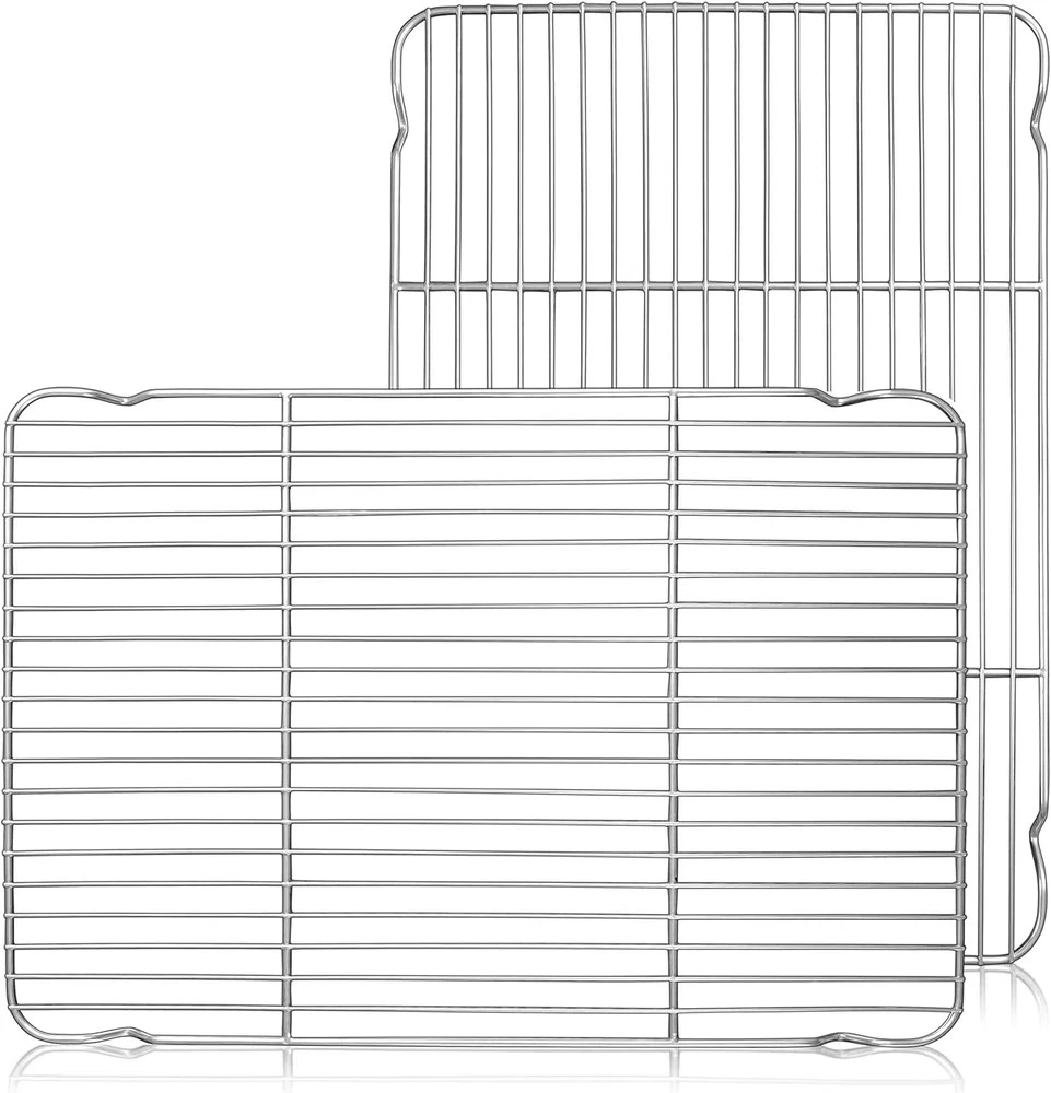 Cooling Rack Set of 2, Stainless Steel Large Baking Oven Rack, 16.5" X 11.5" Fit
Opens in a new wind
