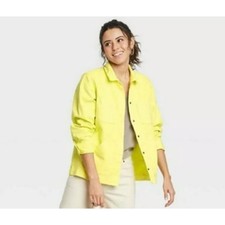 Universal Thread Long Sleeve Snap Front Denim Chore Jacket Women's - Size S
