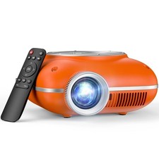 HOMPOW Mini Projector with Two Way Bluetooth, Portable Projector for Home The...