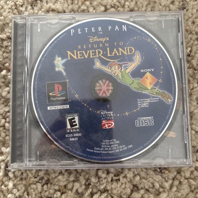 Peter Pan Disneys Return to Neverland Playstation 1 2002 PS1 Game CIB