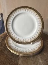 3 Paragon Fine Bone China "Athena" Tea/Side Plate Gold Design