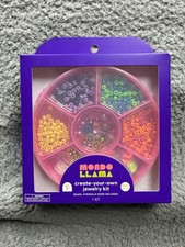 Mondo Llama Create-Your-Own Jewelry Kit 380 Pieces Beads Strings Charms DIY