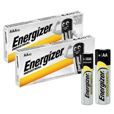 Energizer AA Battery AAA Industrial Alkaline Power LR03 LR6 Long Expiry, 10 Year