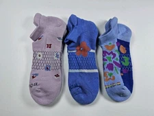 Bombas Original Athletic Ankle Socks Lot Of 3 Pairs Size M