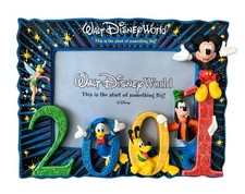 Walt Disney World Mickey Mouse And Friends 3D Picture Frame 4x6 In 2001