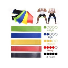 Fasce Elastiche Resistenza Elastici Fitness Banda Elastica Crossfit Yoga Pilates