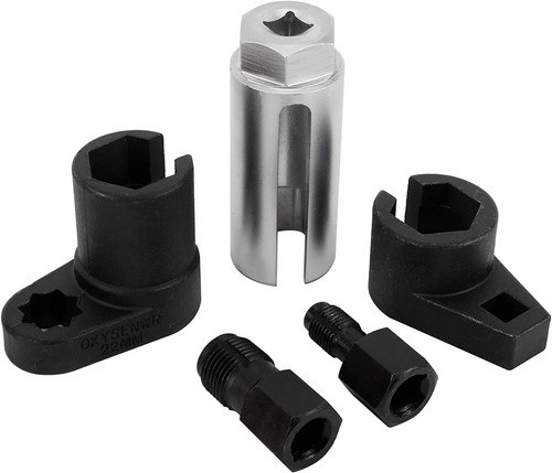 5PCS O2 Oxygen Sensor Socket Thread Chaser Set O2 Sensor Wrench Removal Tool Kit - Picture 12 of 13