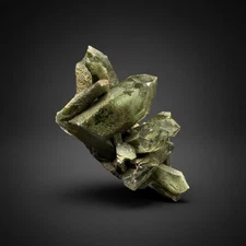 Chlorite-Included Quartz Cluster (Green Phantom Quartz) | Pakistan