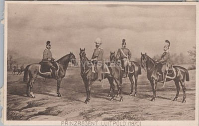 Ak, S.K.H. Prinzregent Luitpold von Bayern im Jahr 1870, D/48