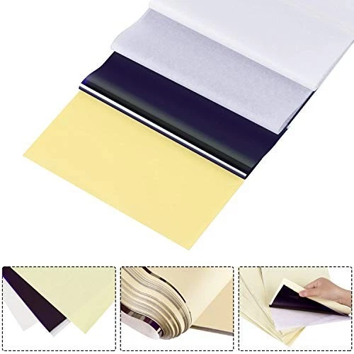 Tattoo Transfer Paper, Cridoz 100 Sheets Tattoo Stencil Transfer Paper for Tatto image 5