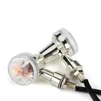 LED Blinker Licht FüR Motorrad 12V Retro Plastik Klein GehäUse Gelbe GläSer