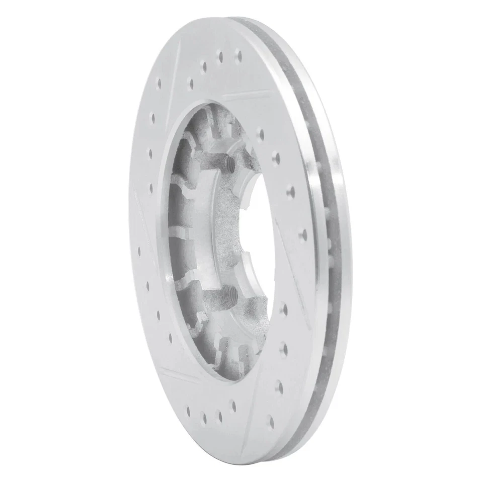 For Subaru Justy 87-94 Brake Rotor eLINE Drilled & Slotted 1-Piece Front Foto 4 de 4