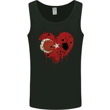 Love Türkei Flagge Türkisch Tag Fußball Herren Tanktop