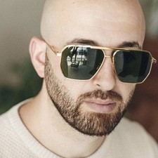 Mode Lunettes Soleil Polarisees Unisexe Cadre Metal Voyage Plage UV400 Conduire