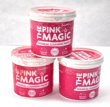 Lot of 3 Crowned Clean Natural All Purpose Cleaning Paste 17.56fl oz Cleaner