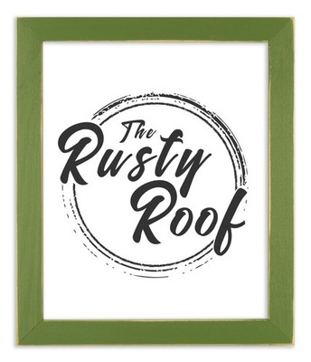 Distressed Emily - Leafy Green Picture Frame - Solid Wood