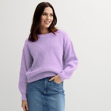 Sonoma Goods For Life Cozy Crewneck Women's Sweater Sz. Large New