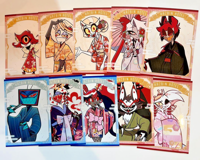 Hazbin Hotel Japanese clothes ver. Bromide Photo Card complete Set