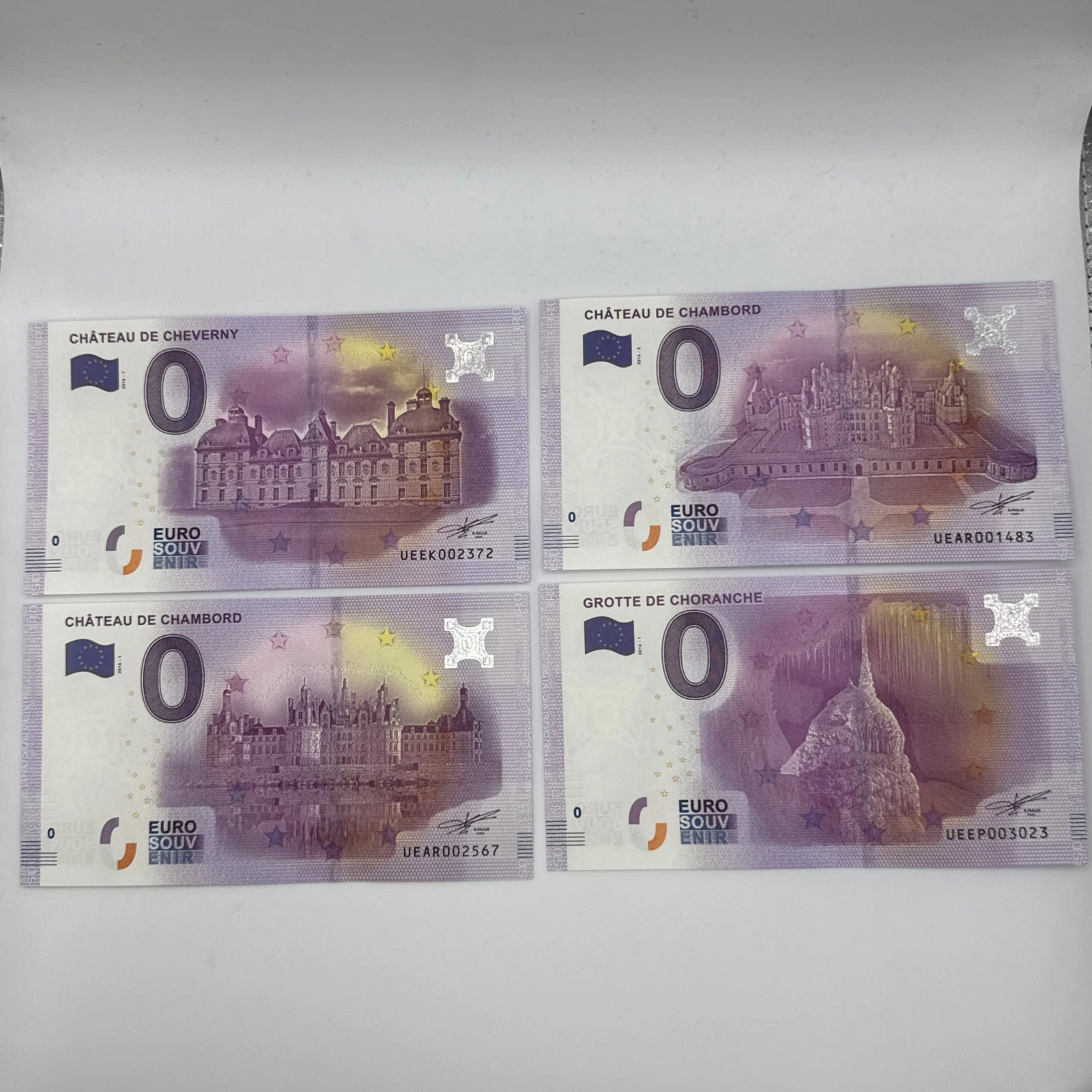 Billet  Zéro 0 € Euro Touristique / Souvenir 2016