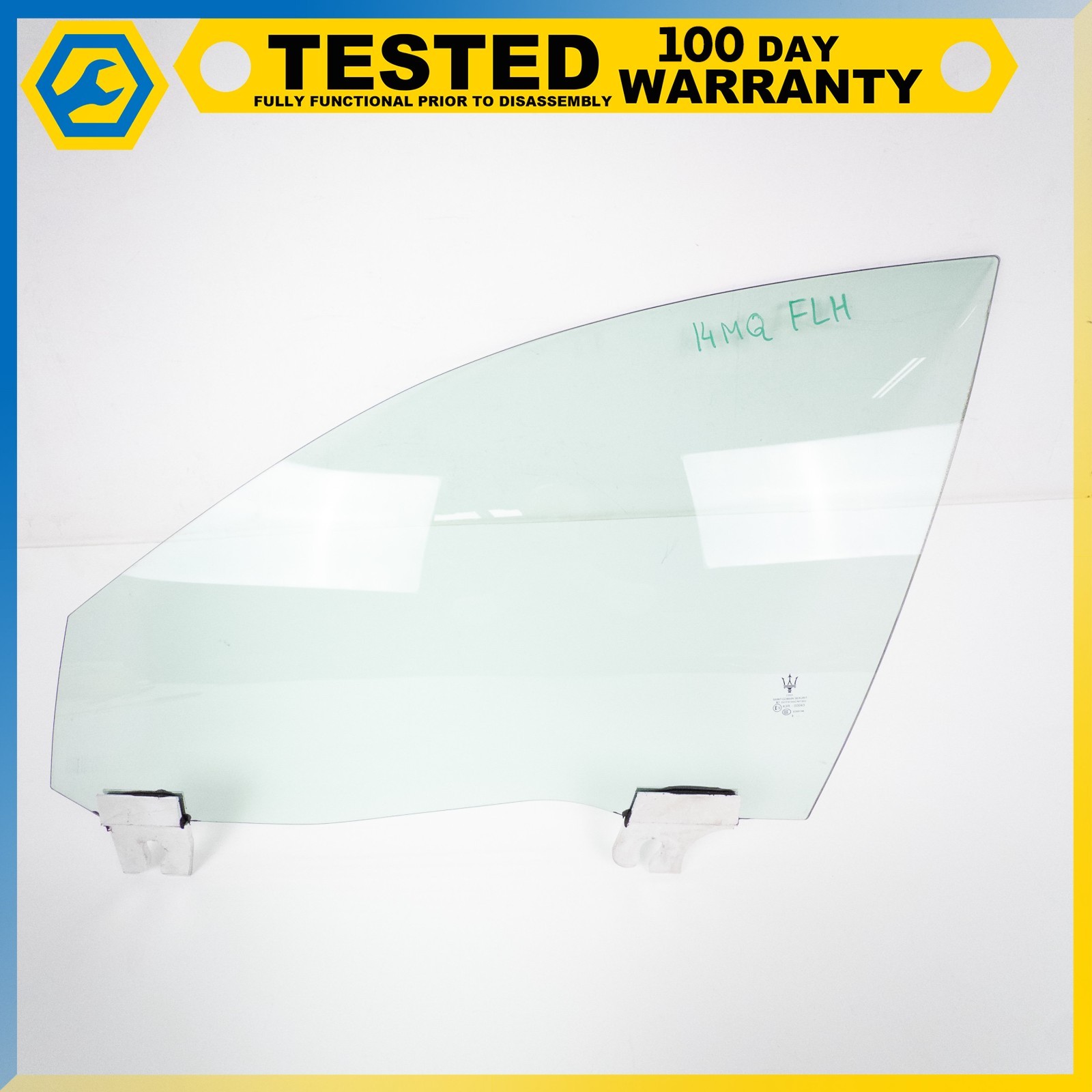 14-19 MASERATI QUATTROPORTE GHIBLI FRONT LEFT DRIVER SIDE DOOR WINDOW GLASS OEM