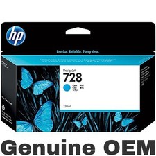 For HP F9J67A 728 Cyan Ink Cartridge