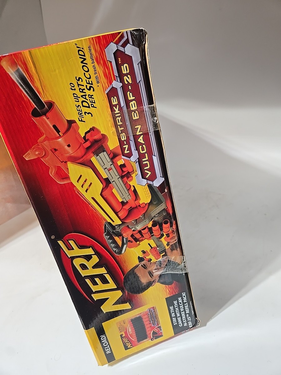 NEW In Box!! NEVER USED NERF NStrike Vulcan Belt Fed EBF-25