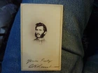 RARE-SHARP-AUTOGRAPHED-CIVIL WAR- CDV PHOTO-CAPT.O.H.ROSEBAUM.LIBBYS PRISON