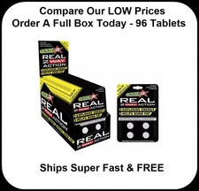 Stacker TWO Real 2 Way Action Energize 4 ct x 24 Cards = (96 TABLETS)