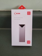 GENUINE SSK M.2 SSD ENCLOSURE SHE-C325 Pro Type C USB Open Box