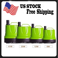 Submersible Water Pump Dirty Clean Aquarium Fountain Pool Pond Fish Tank Flood