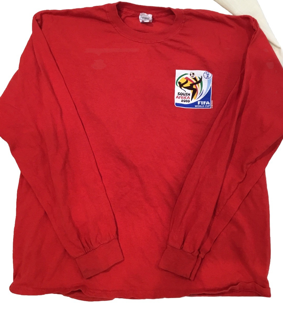 FIFA World Cup 2010 South Africa Coca Cola Long Sleeve Shirt Red