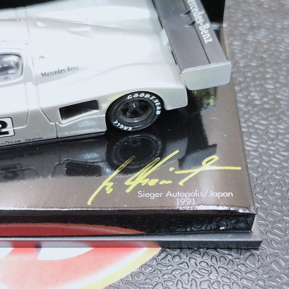 MINICHAMPS 1/64 Michael Schumacher Mercedes-Benz C291 #2 1991 MSC641105 Silver - Image 4 of 4