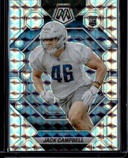 2023 Panini Mosaic #323 Jack Campbell Silver