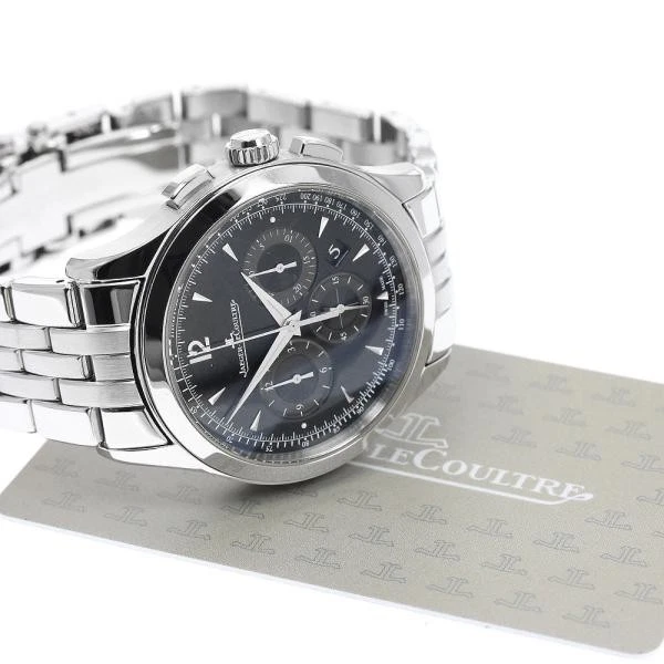 Jaeger LeCoultre — Jaeger-LeCoultre Master Chronograph Q1538171 40mm SS Black Dial Watch #C1939